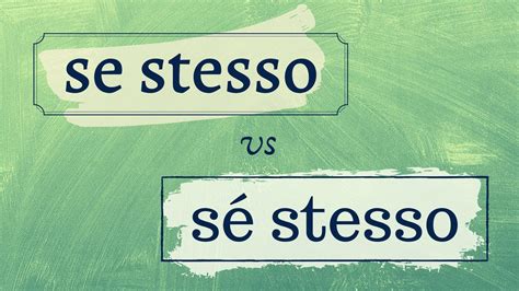 lo stesso o lostesso|LO STESSO